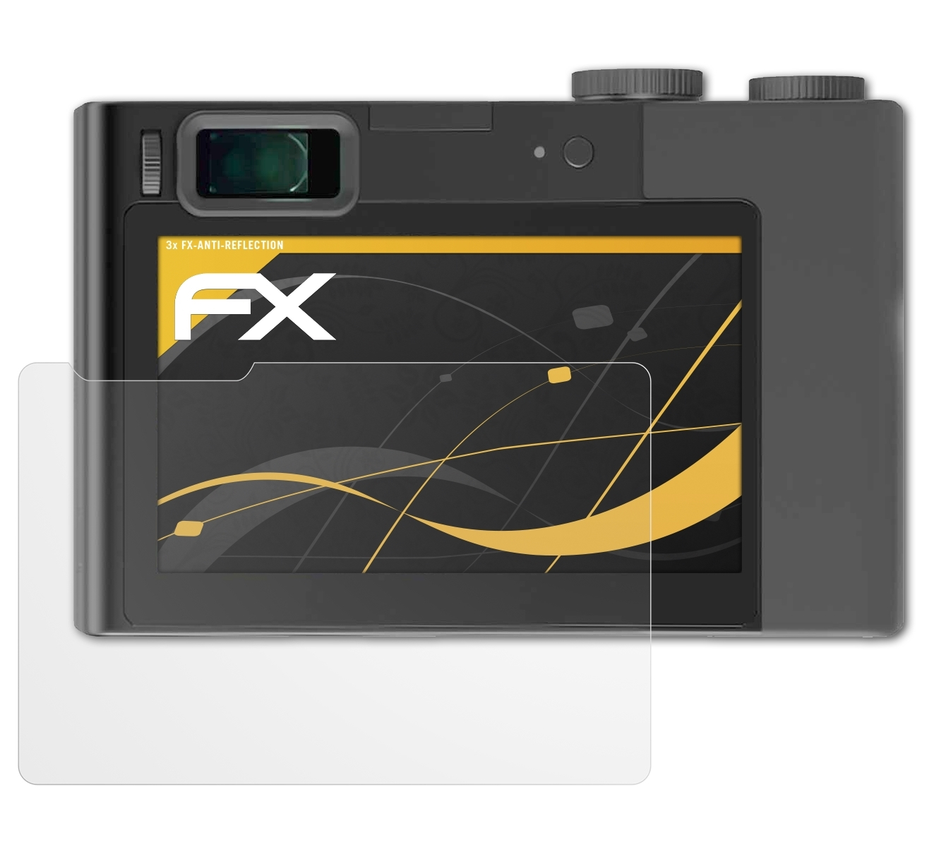 ATFOLIX 3x FX-Antireflex Zeiss Displayschutz(für ZX1)