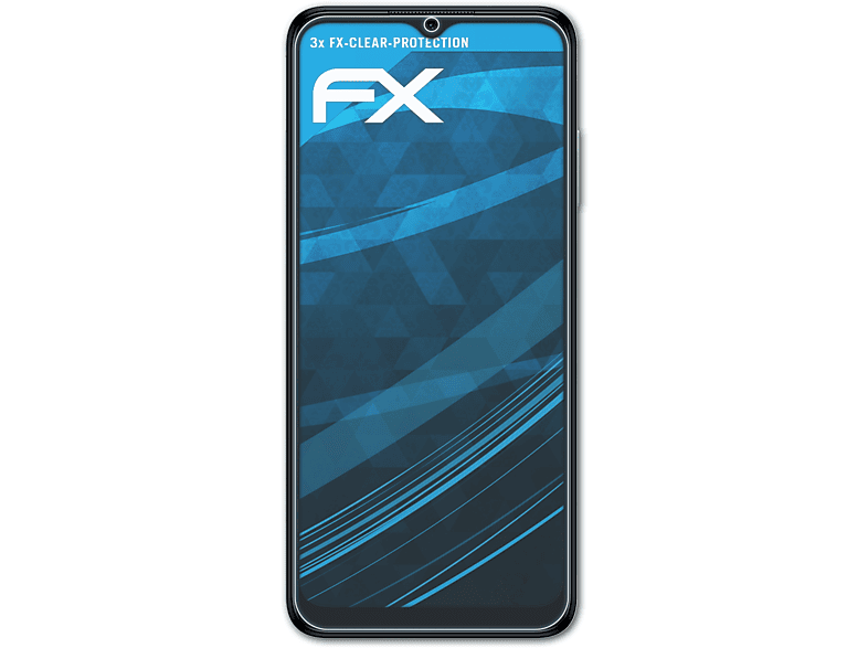 ATFOLIX 3x FX-Clear Displayschutz(für Nokia G22)