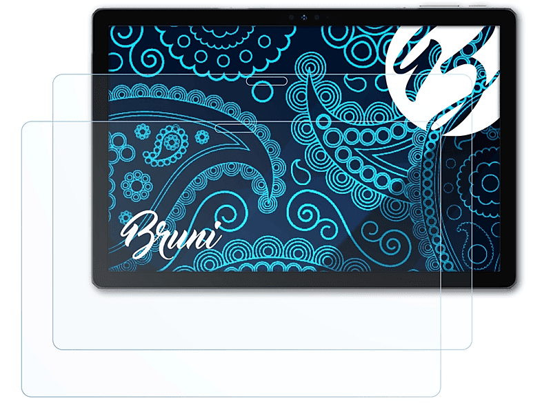 A8) 2x Tab BRUNI Schutzfolie(für Basics-Clear Ulefone