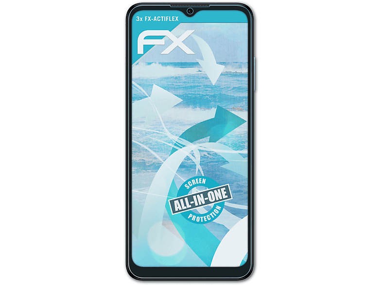 ATFOLIX 3x FX-ActiFleX Displayschutz(für Nokia G22) | Displayschutzfolien & Gläser