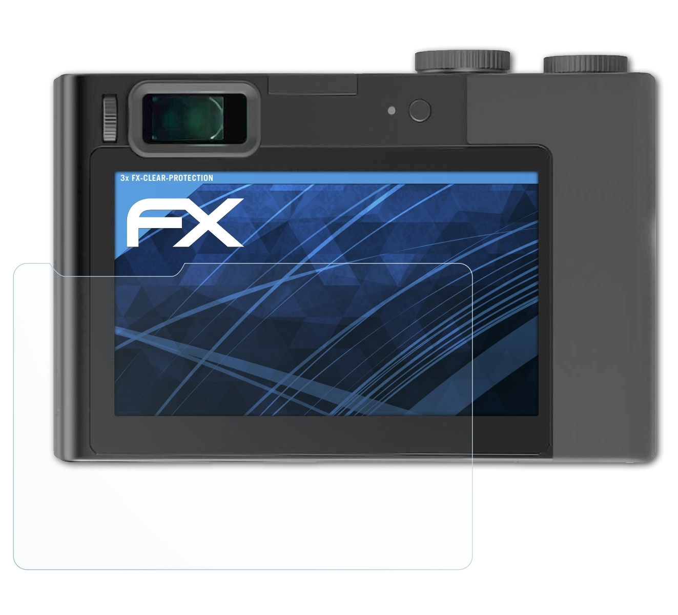 ATFOLIX 3x FX-Clear Zeiss ZX1) Displayschutz(für