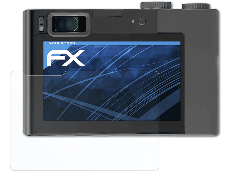 Zeiss ATFOLIX ZX1) FX-Clear 3x Displayschutz(für