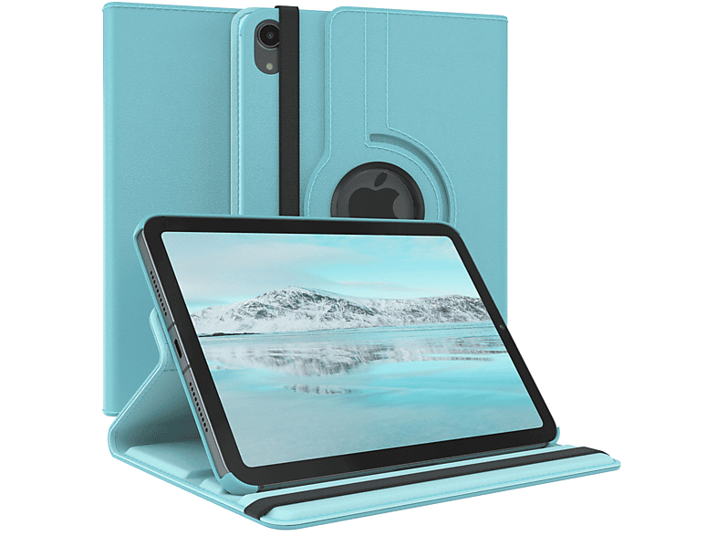 Rotationcase für Schutzhülle Apple Kunstleder, iPad Tablethülle EAZY Mini Bookcover CASE 8.3\