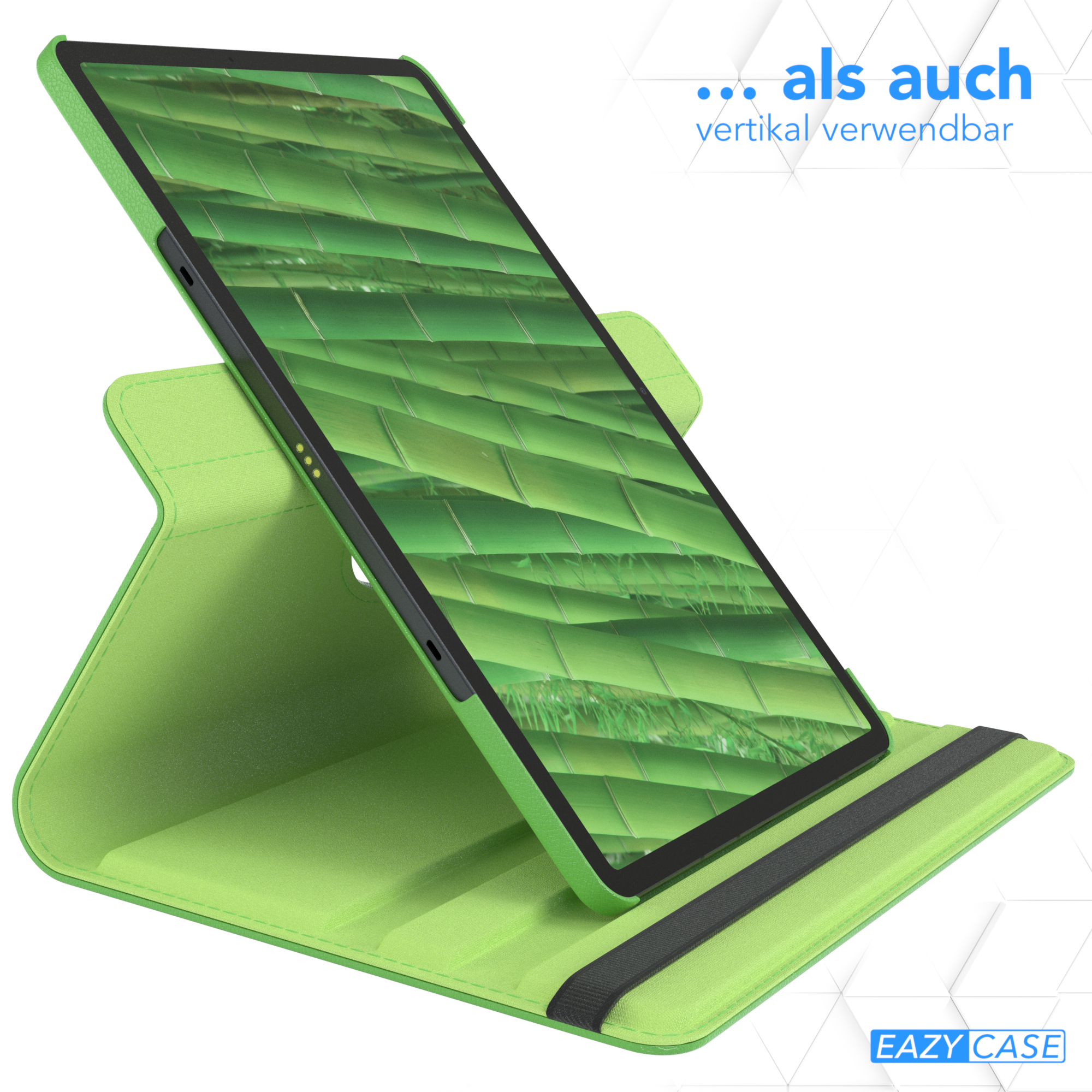 S7 Rotationcase Schutzhülle EAZY / 5G CASE Grün Tab Samsung Plus Galaxy für Tablethülle Bookcover 12.4\