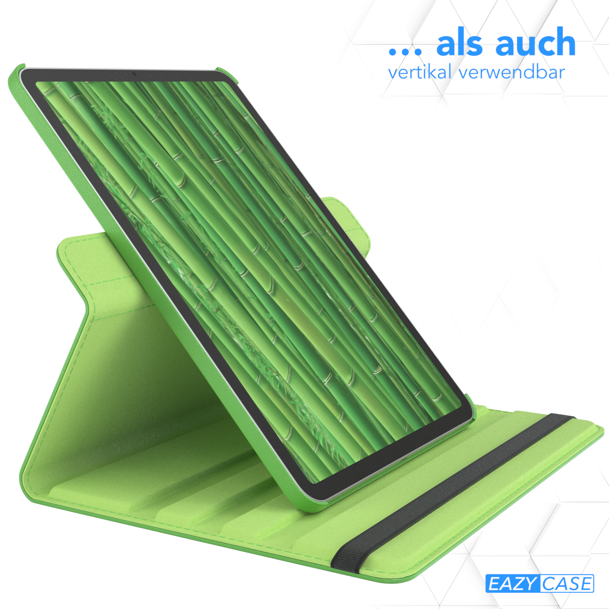 EAZY CASE Schutzhülle Rotationcase iPad Grün / Apple 2022 11\