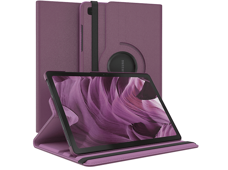 EAZY CASE Schutzhülle Rotationcase Galaxy Bookcover Tab Kunstleder, Samsung A7 Tablethülle für 10.4\