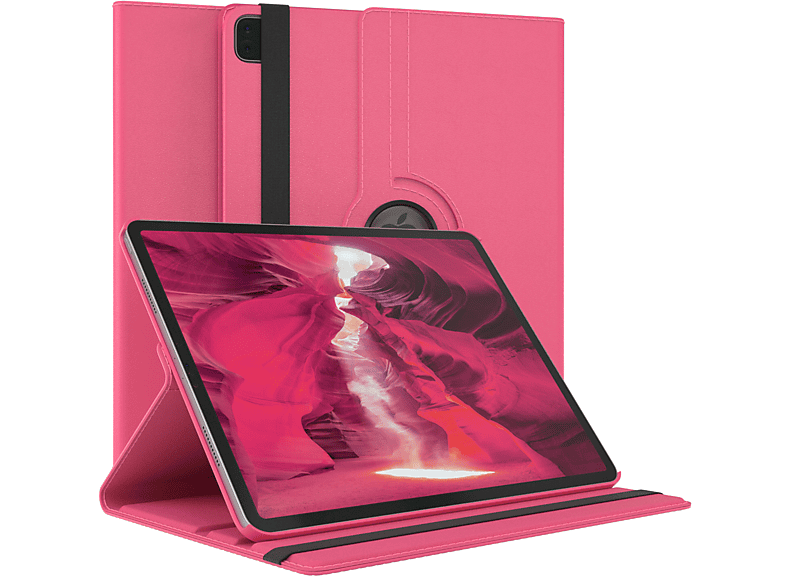 Pro Kunstleder, für iPad Tablethülle Pink Apple 12.9\