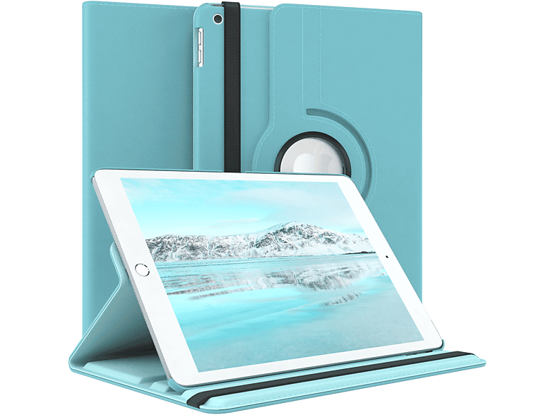 10,2 iPad Gen.) Kunstleder, für Tablethülle Rotationcase (9/8/7 CASE / Schutzhülle Apple 10.2\