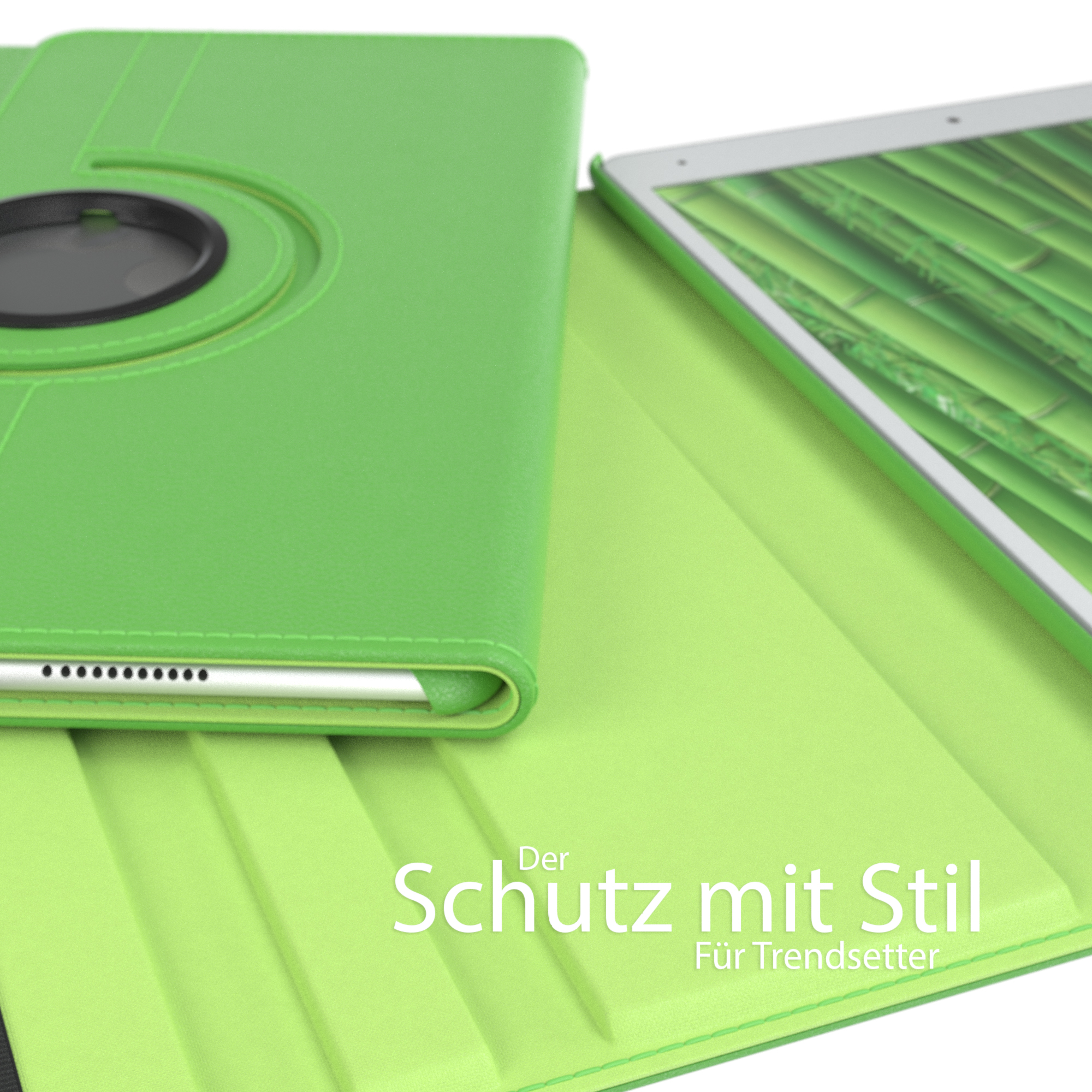 für Air Grün Apple 3 Rotationcase Tablethülle Pro 10.5\