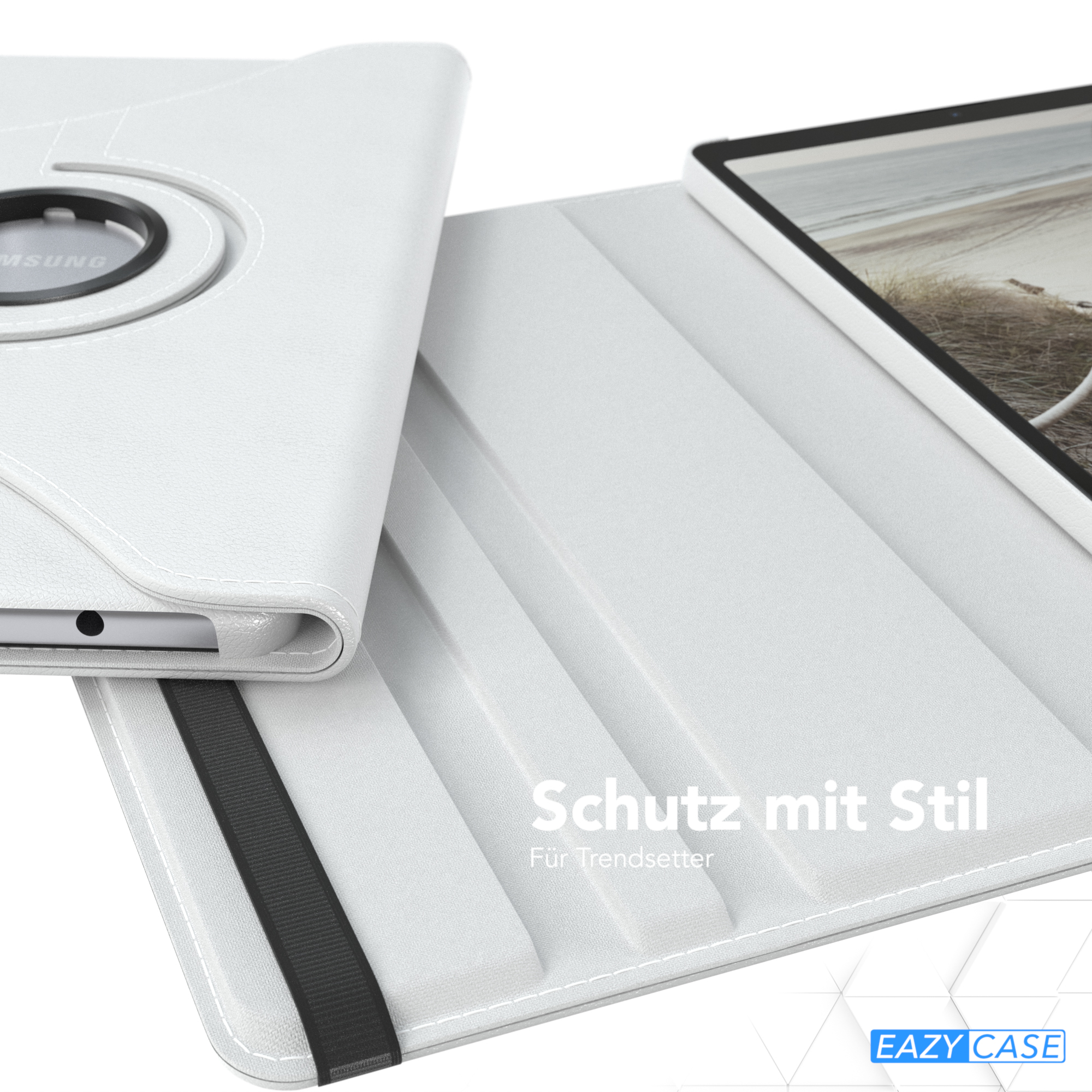 EAZY CASE Schutzhülle Galaxy Samsung Weiß A7 8.7\