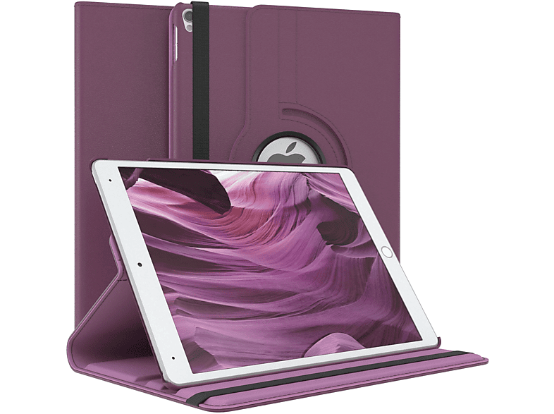 / iPad iPad Kunstleder, Pro Bookcover Apple 2019 Rotationcase für Schutzhülle Apple Tablethülle Air 3 2017 Lila 10.5\