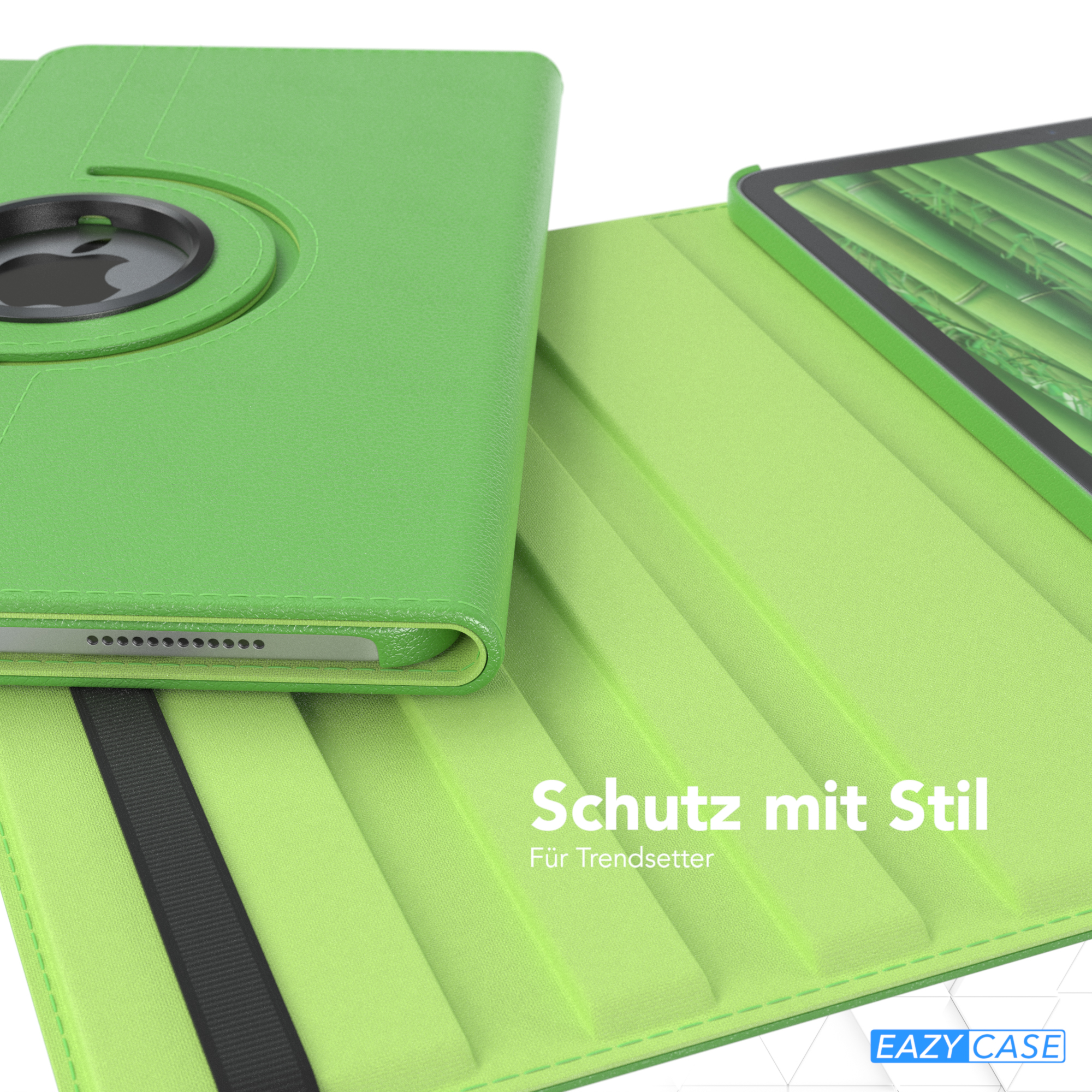 EAZY CASE für Bookcover Kunstleder, 4 Rotationcase Grün 2020 Air Schutzhülle Tablethülle 2022 / 5 10.9\
