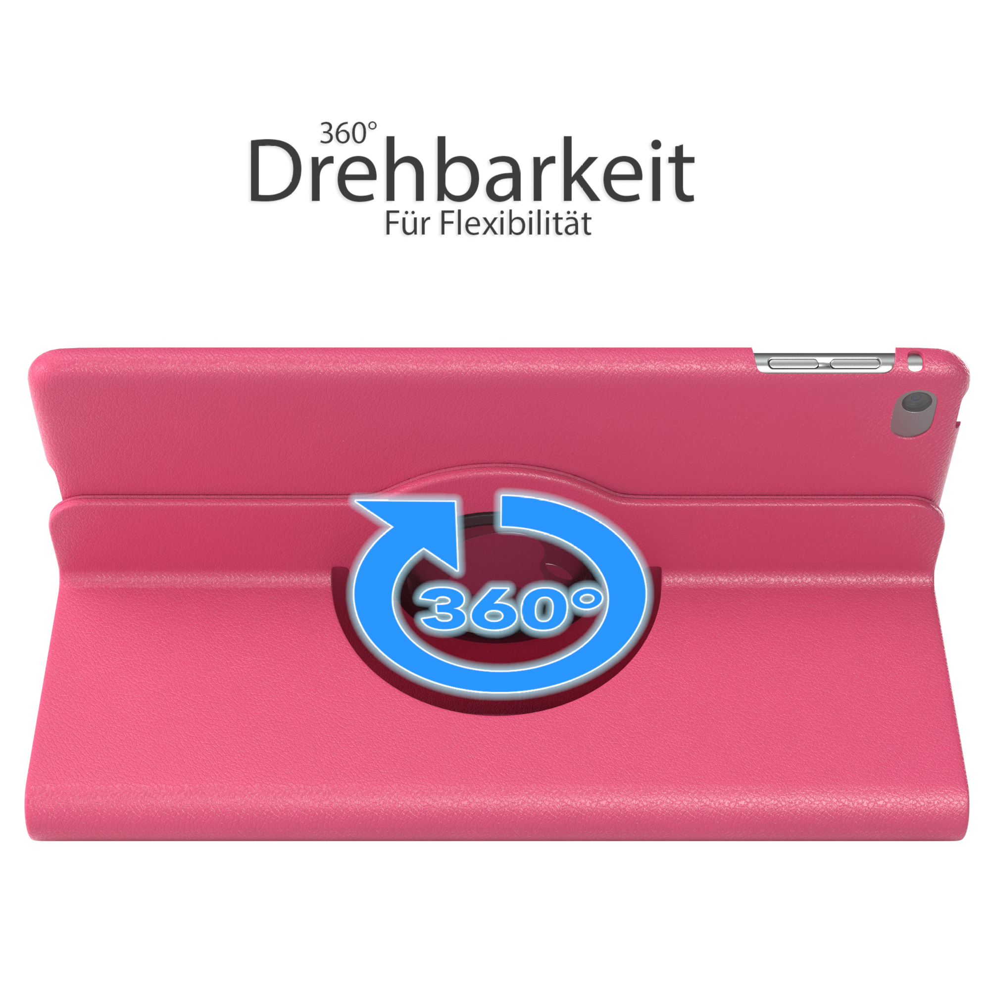 EAZY CASE Schutzhülle Rotationcase iPad Kunstleder, Tablethülle 7.9\