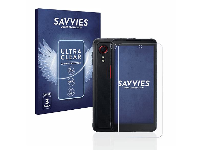 Samsung 5) Galaxy Schutzfolie(für SAVVIES XCover 6x klare