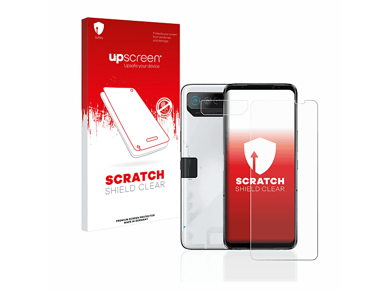 UPSCREEN Kratzschutz klare Schutzfolie(für ASUS ROG Phone 7 Ultimate)