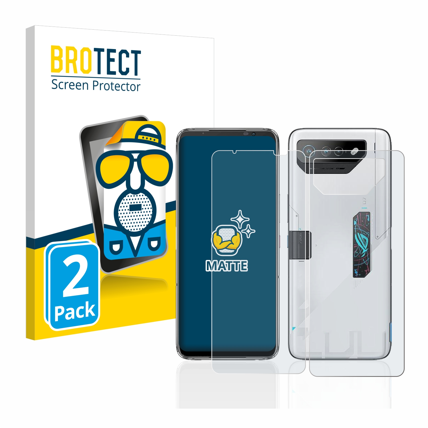 7) ROG BROTECT matte Phone Schutzfolie(für 2x ASUS