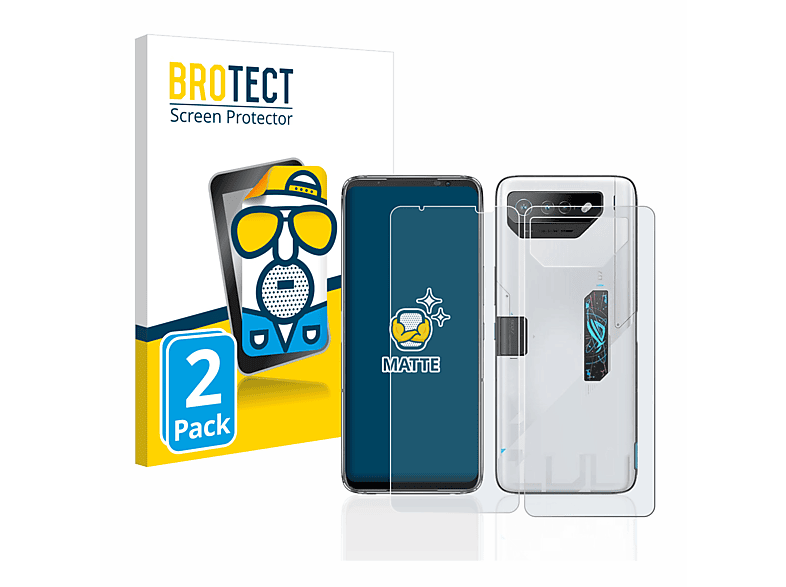 ASUS 7) Phone 2x Schutzfolie(für ROG matte BROTECT