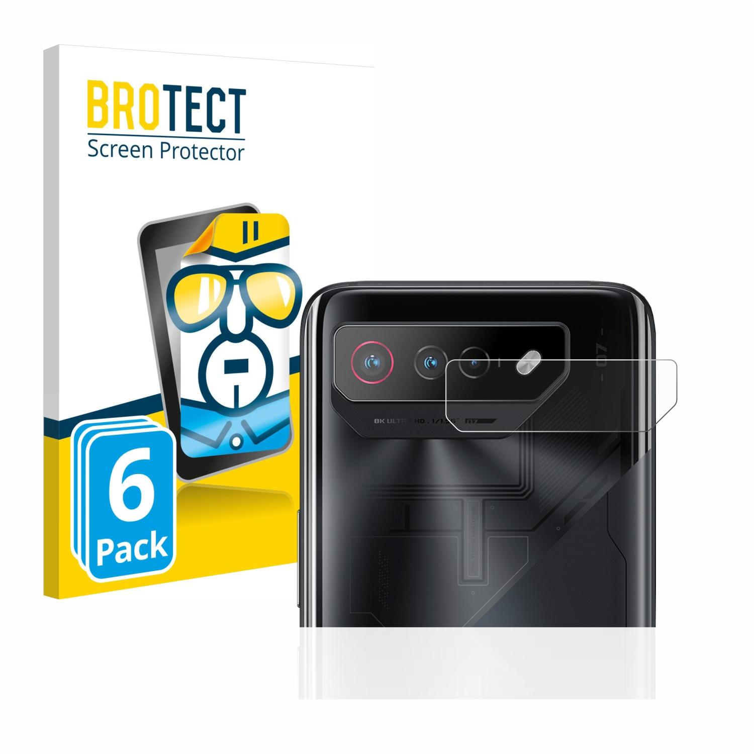 BROTECT 6x klare Schutzfolie(für ASUS ROG 7 Phone Ultimate)