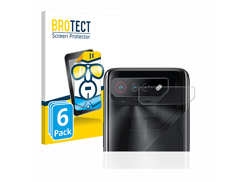 BROTECT 6x klare Schutzfolie(für ASUS ROG Phone 7 Ultimate)