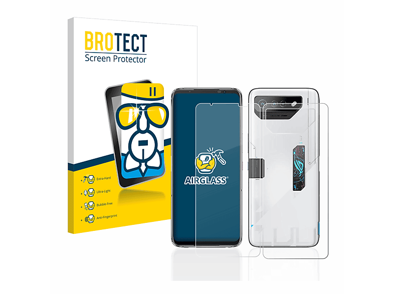 ASUS 7) klare Airglass Phone ROG Schutzfolie(für BROTECT