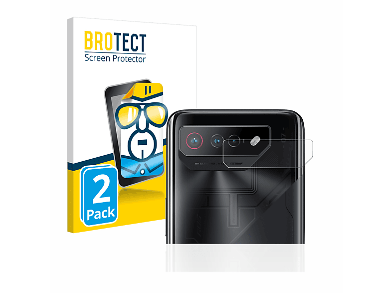 BROTECT 2x klare Schutzfolie(für ASUS ROG Phone 7 Ultimate)