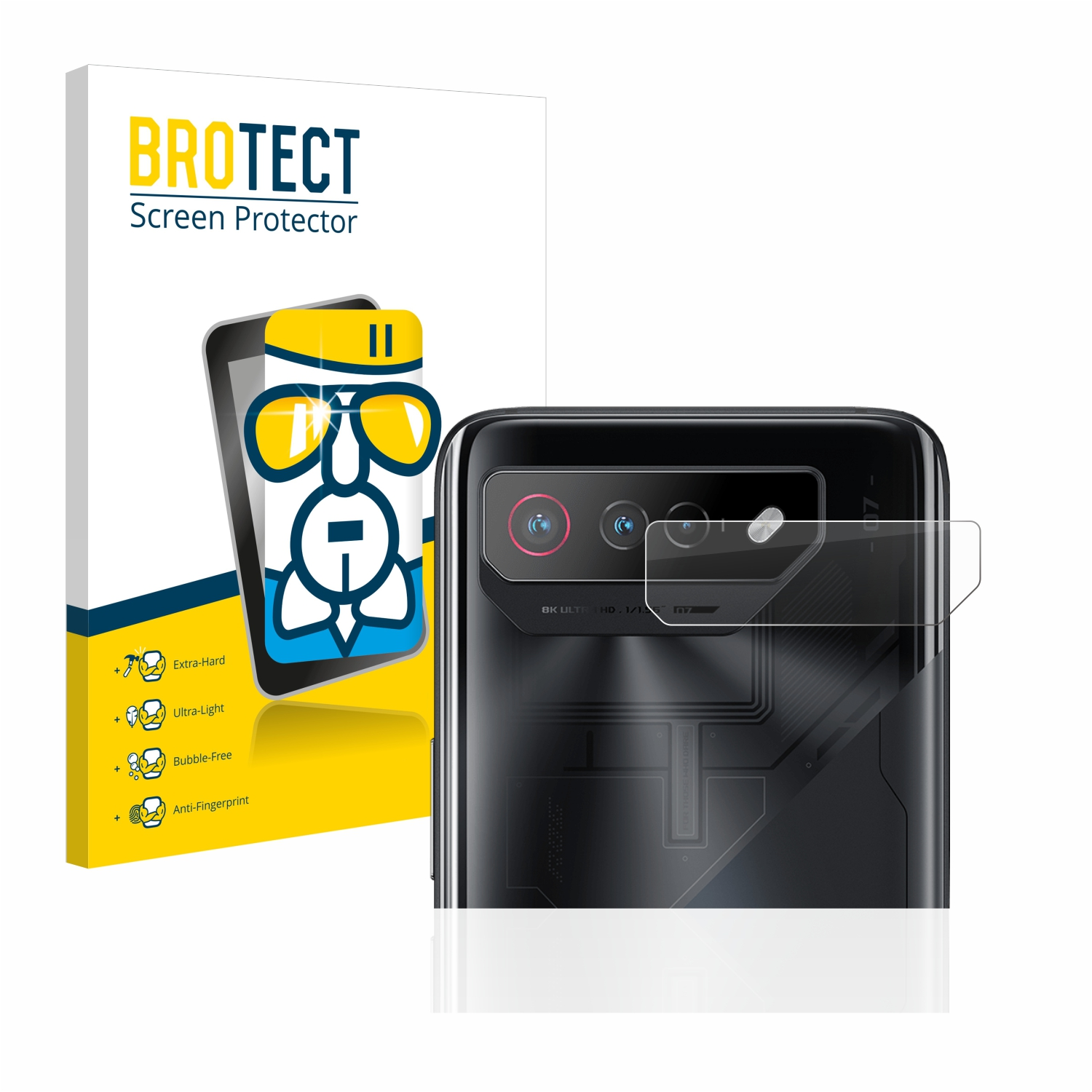 BROTECT Airglass klare ASUS Schutzfolie(für Phone 7 Ultimate) ROG