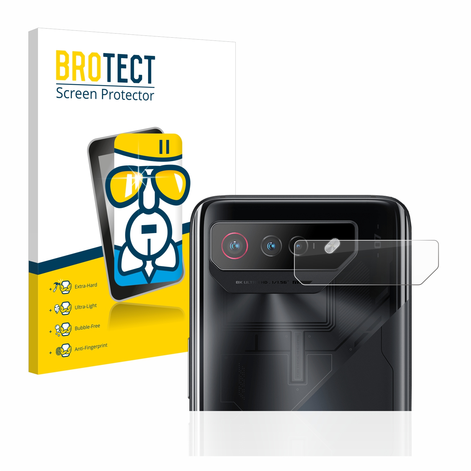 BROTECT Airglass ROG Schutzfolie(für 7) ASUS klare Phone