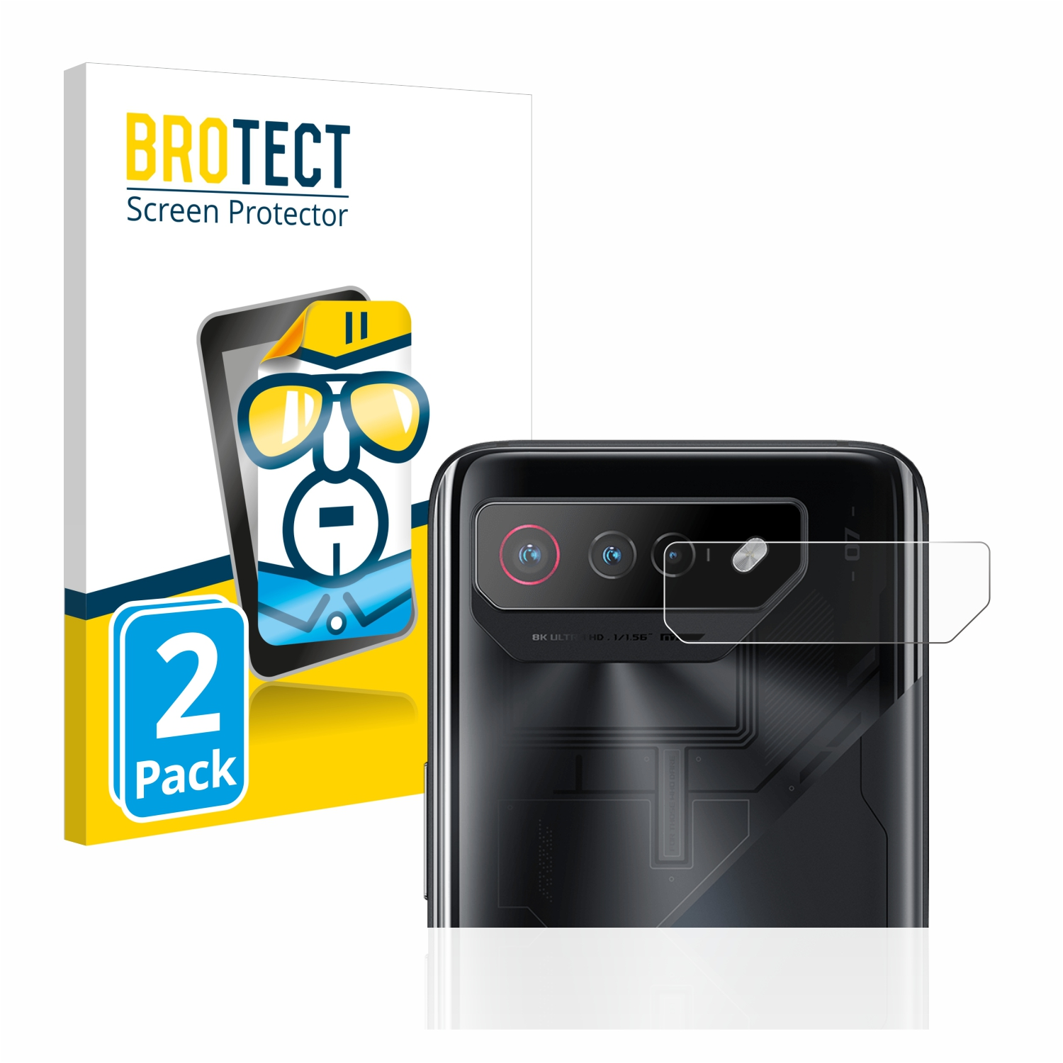 BROTECT klare 2x Phone ASUS ROG 7) Schutzfolie(für