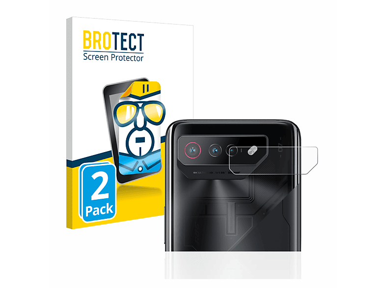 BROTECT 2x klare Schutzfolie(für ROG Phone 7) ASUS