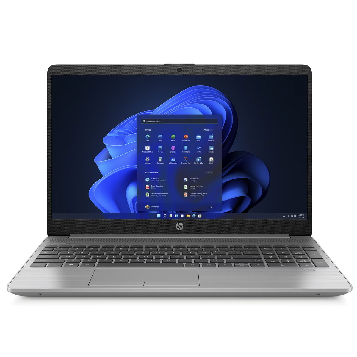 HP 5Y439EA, Notebook Celeron® GB GB Prozessor, mit Display, 8 256 Silber Intel® Zoll 15,6 SSD, RAM