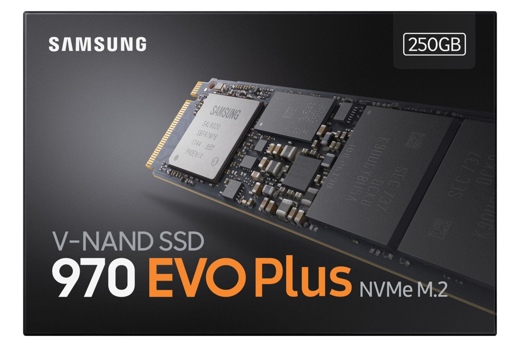 SAMSUNG 970 EVO Plus, 250 SSD, GB, intern