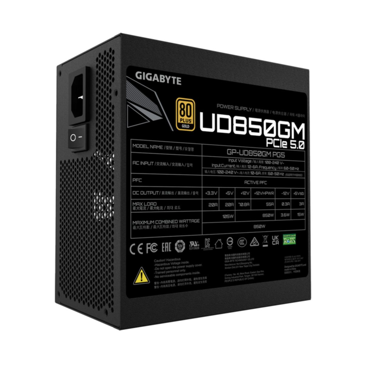 GIGABYTE GP-UD850GM PG5 PC Netzteil 850 Watt
