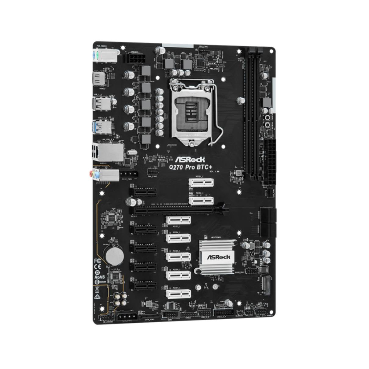 Mainboards Q270 Pro ASROCK schwarz BTC+