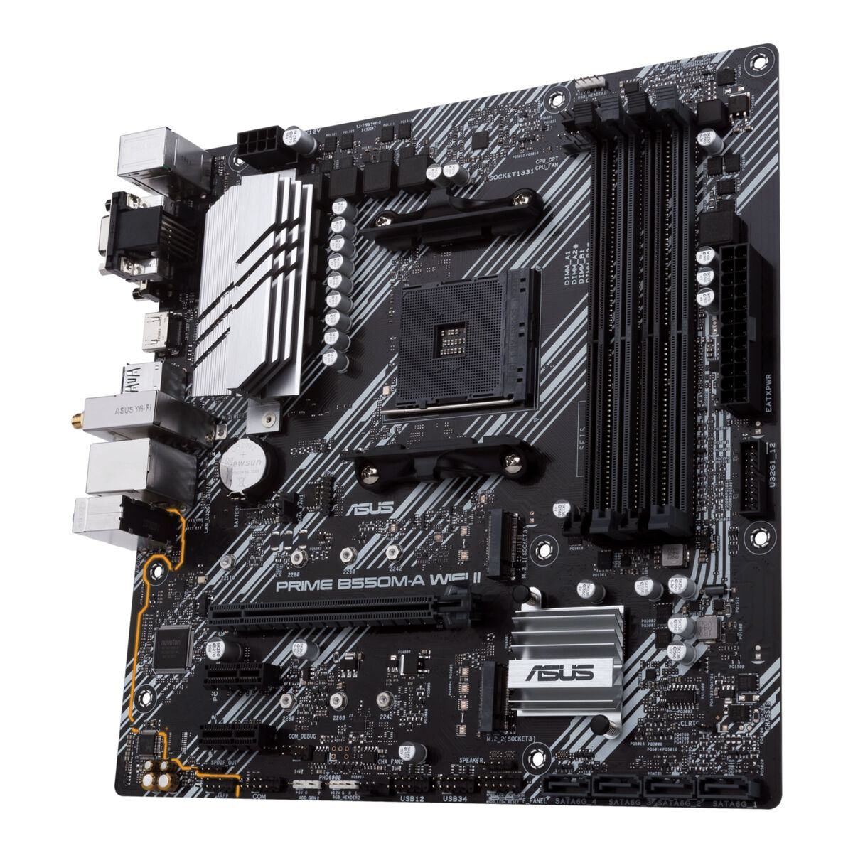 Mainboards WIFI ASUS B550M-A PRIME II schwarz;silber