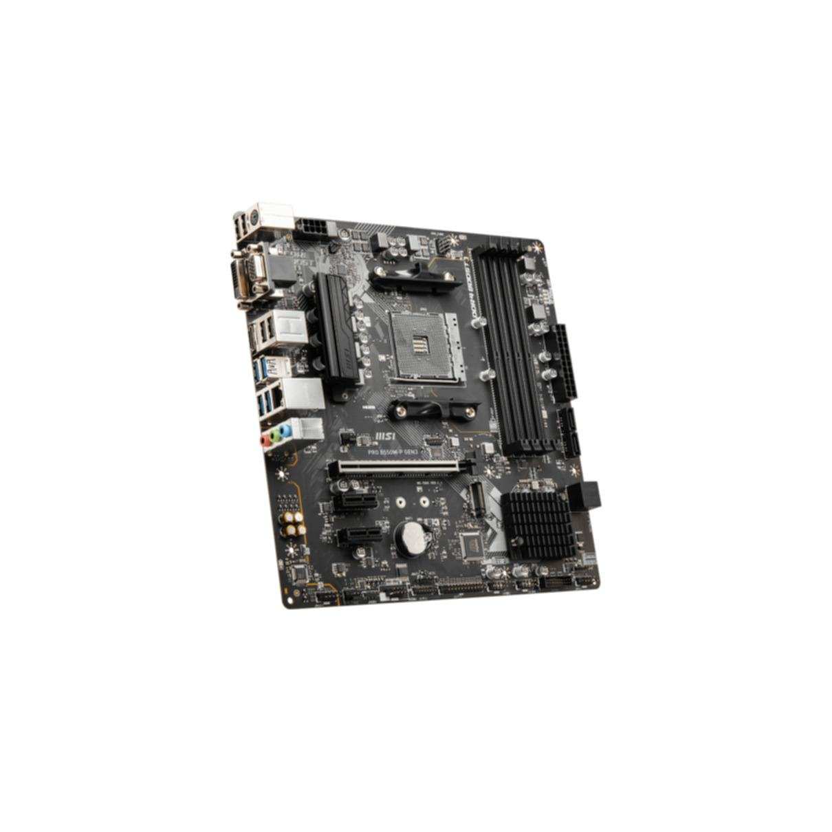 MSI PRO schwarz Mainboards B550M-P GEN3