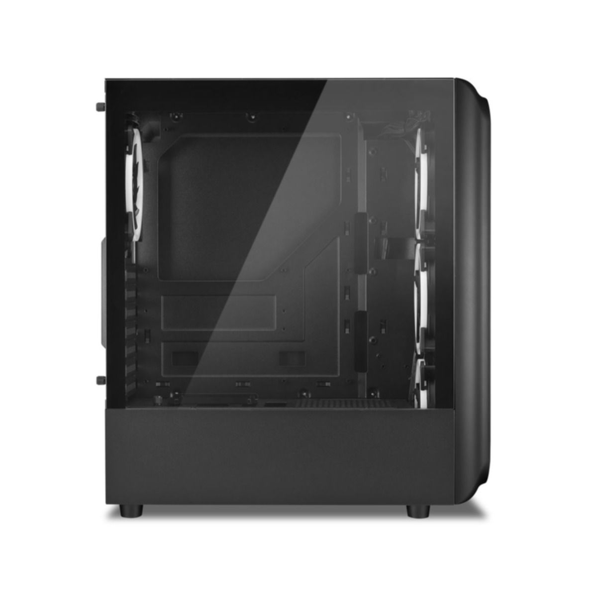 SHARKOON TK5M schwarz ATX Gehäuse, PC RGB