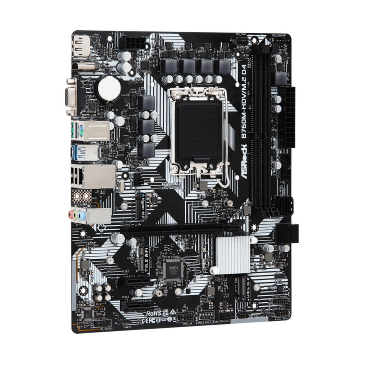 ASROCK B760M-HDV/M.2 D4 Mainboards schwarz;silber