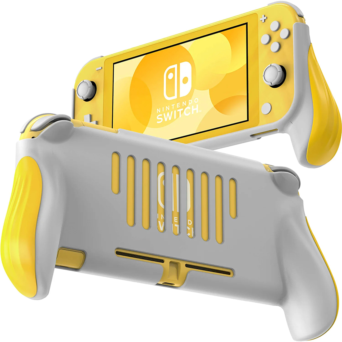RESPIEL Nintendo Switch Gelb Griff für Handschutz, Lite, Switch-Controller, Konsolenzubehör, Lite-Griff, Switch
