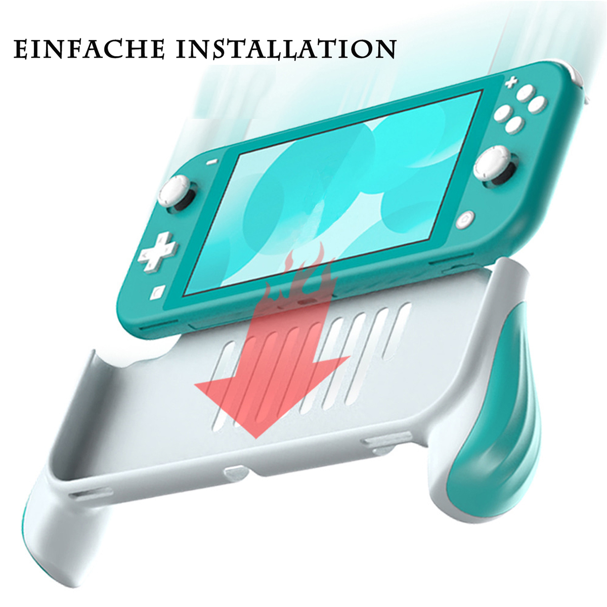 RESPIEL Nintendo Switch Lite-Griff, Switch-Controller, für Switch Griff Handschutz, Konsolenzubehör, Lite, blau
