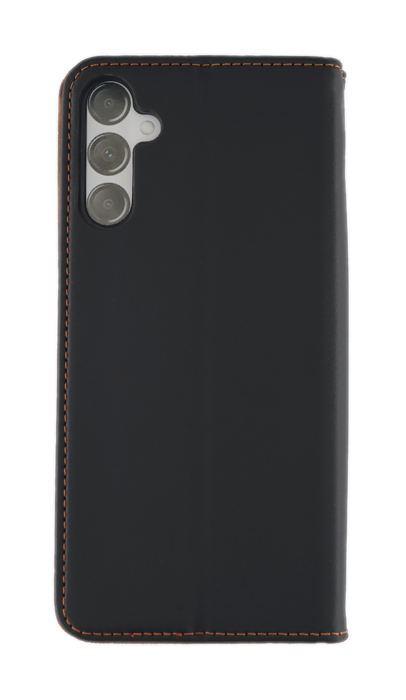 JAMCOVER Galaxy Samsung, Bookcover, 5G, S24 Echt Leder Schwarz Bookcase,