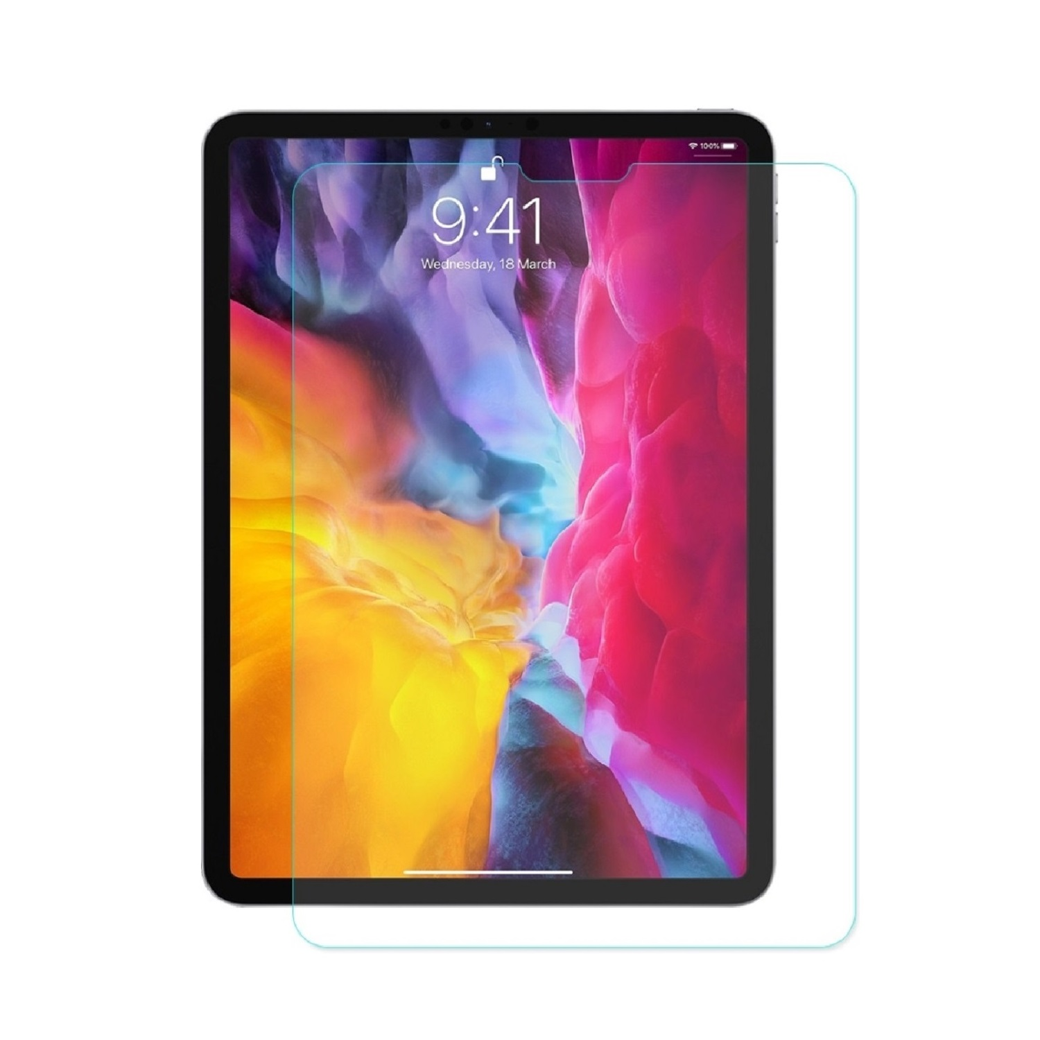 PROTECTORKING 4x Schutzfolie Apple Displayschutzfolie(für ENTSPIEGELT MATT Pro 12.9 2018 2022) 2020 iPad 2019