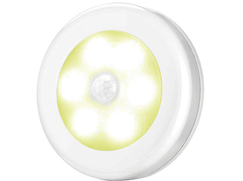 KINSI LED-Induktions-Nachtlicht, Treppenlichter, für Flure/Schränke/Nachttisch Innenraumleuchte Warmweiß