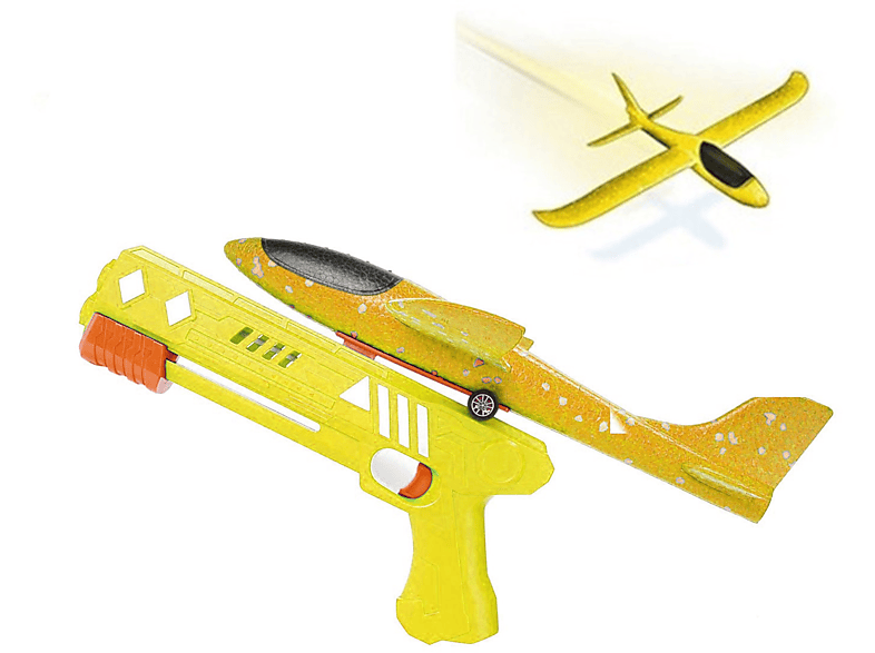 mit Shooterpistole AIR Schaumstoff-Flugzeug TOI-TOYS Wasserspielzeug
