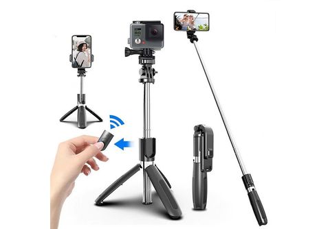 Mini trípode - Palo de selfie/soporte para móvil con mando a