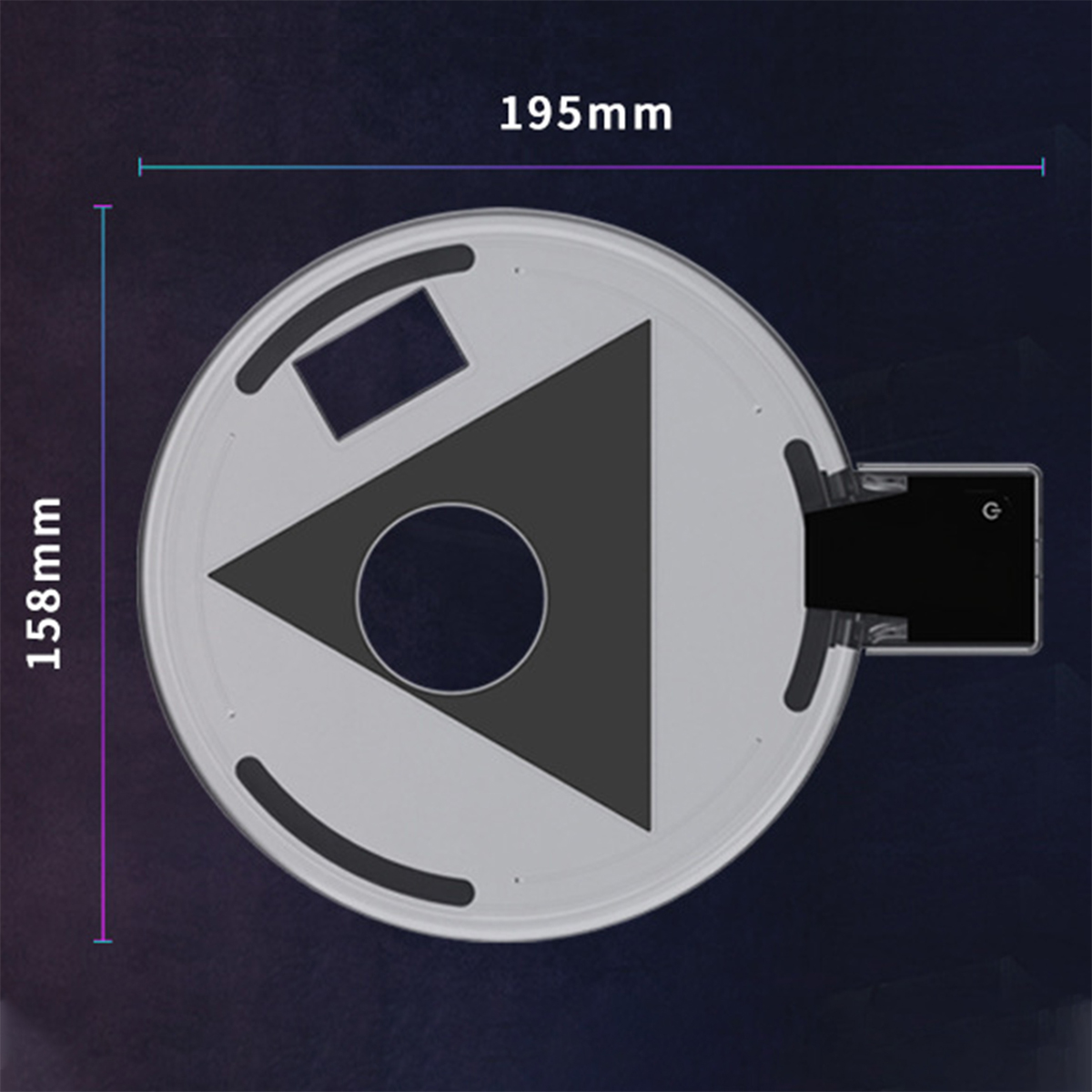 RGB-Ladeschale 5-Controller, Sockel, schwarz Konsolenständer RESPIEL PlayStation Beleuchteter Konsolenzubehör,