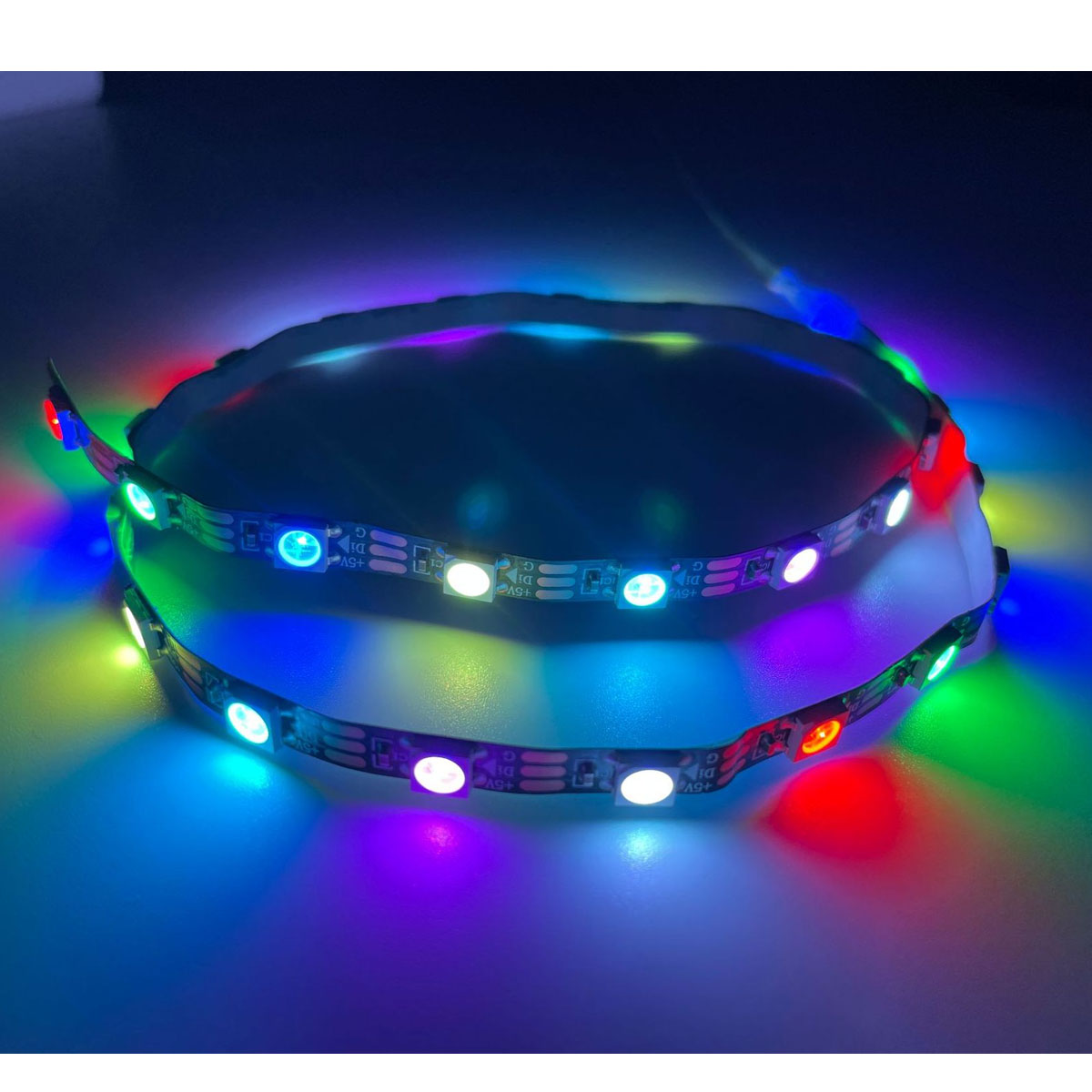 LAMON Basis-Lichtleiste, Mehrfarbig Lichtleiste Konsolendock LED-Lichtleiste, PS5/XSX-Dock-Lichtleiste,