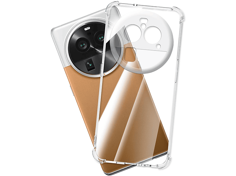 MTB MORE ENERGY Clear Armor Case, Backcover, Oppo, Find X6 Pro, Transparent