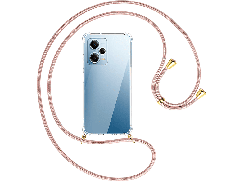 ENERGY Redmi Umhänge-Hülle Xiaomi, Kordel, 5G, Backcover, MORE MTB Pro Rosegold 12 Note mit / gold