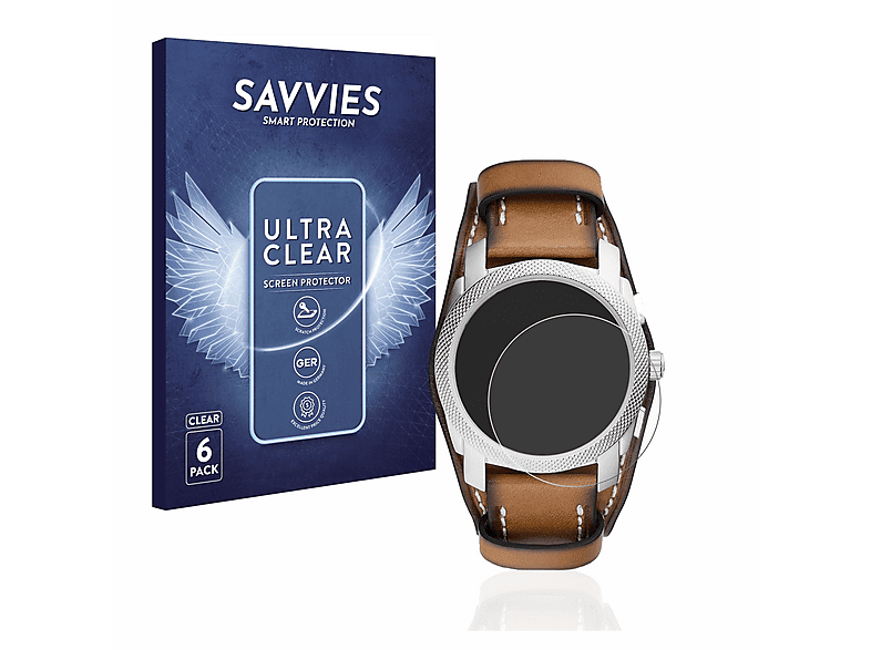 Savvies Schermbeschermers Voor Ibetter Smartwatch 1.85” – 18 Stuks, Ultra Transparant, Krasvast