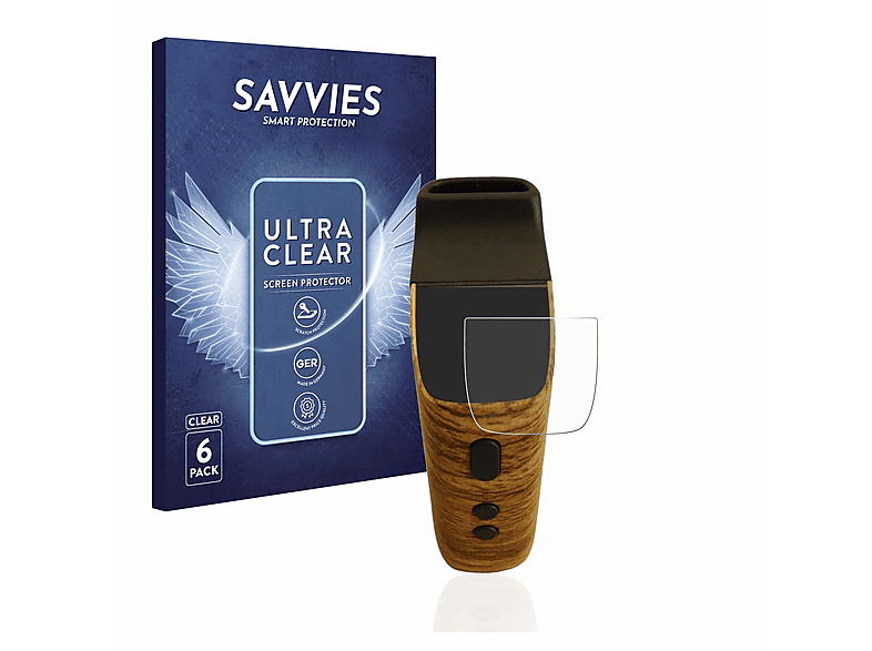 SAVVIES 6x klare Schutzfolie(für Wolkenkraft FENiX Mini Vaporizer)